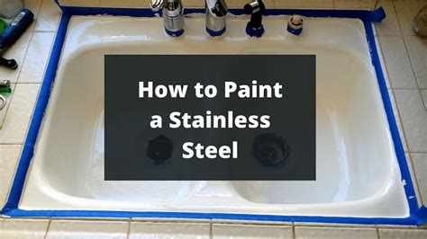 how to paint stainless steel cabinets|stainless steel paint instructions.